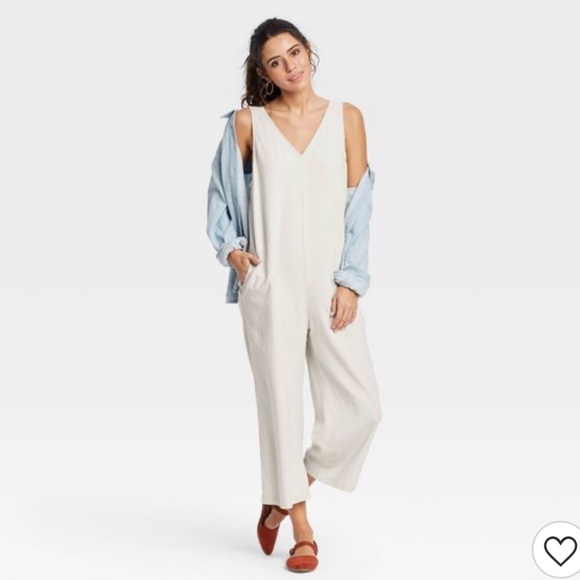 Universal Thread Pants - Universal Thread Sleeveless Cropped Jumpsuit